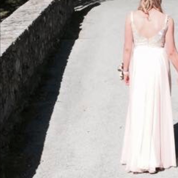 Light Pink Ling Prom Dress - Picture 3 of 4